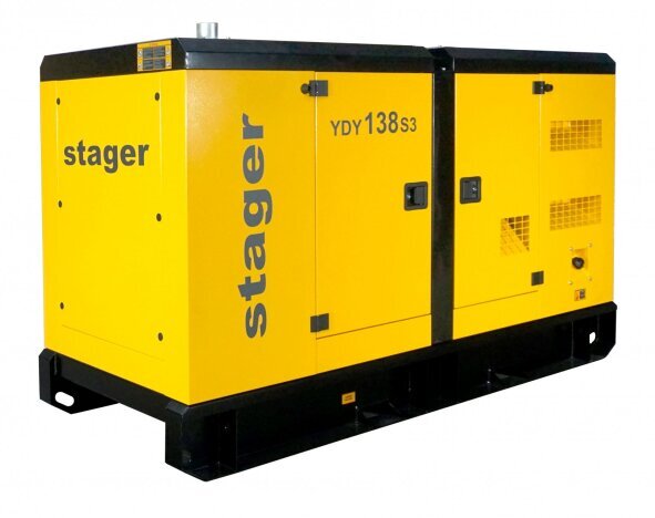 Stager YDY138S3 Generator insonorizat 138kVA, 180A, 1500rpm, trifazat, diesel