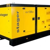Stager YDY138S3 Generator insonorizat 138kVA, 180A, 1500rpm, trifazat, diesel